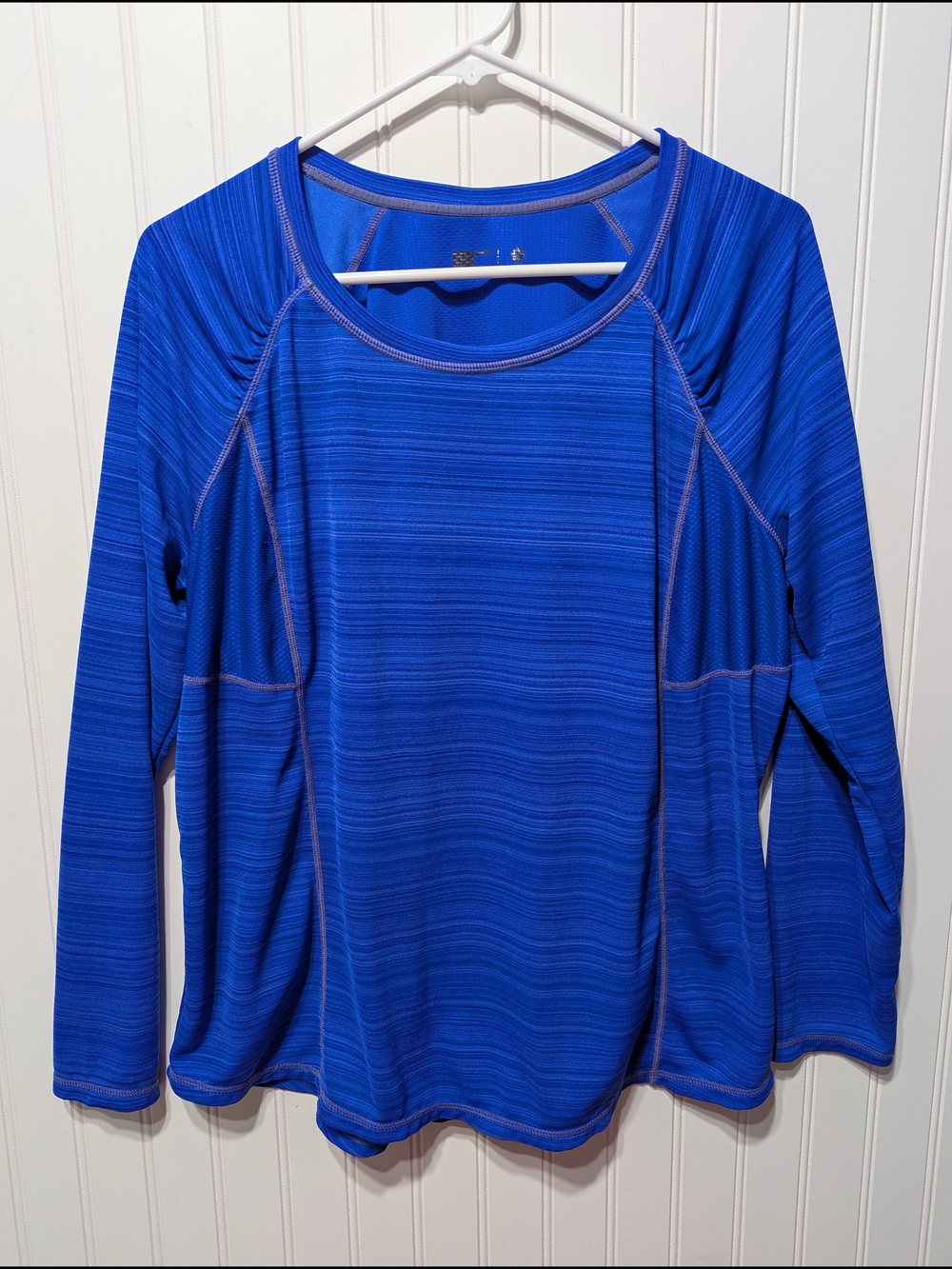Women's Blue Long-Sleeve Active Top